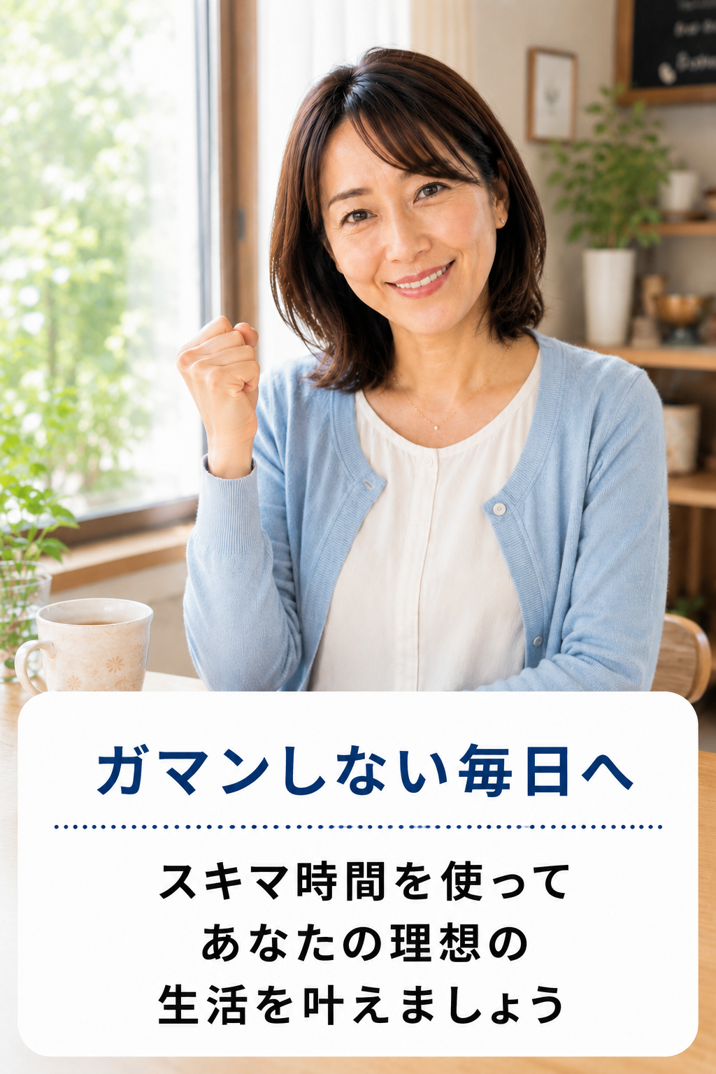 ガマンしない毎日へ